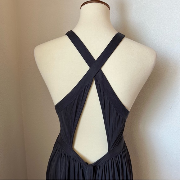 Silence & Noice Charcoal Grey Maxi Dress - Picture 2 of 10